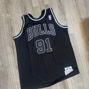 MENS DENNIS RODMAN CHICAGO BULLS JERSEY 2XL XXL
